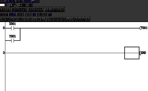 绘制的简单PLC程序图片