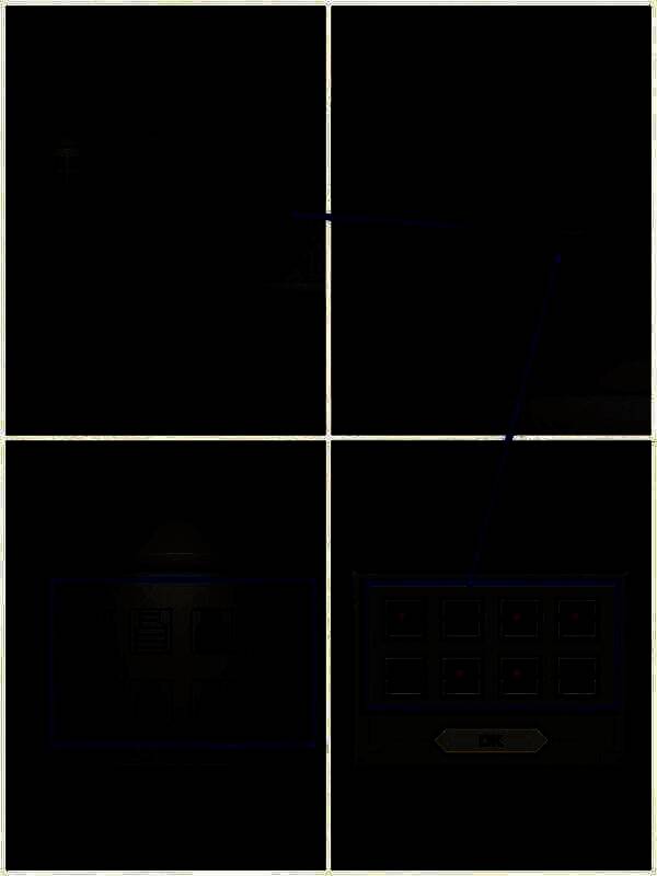 按照画上线索打开舱门