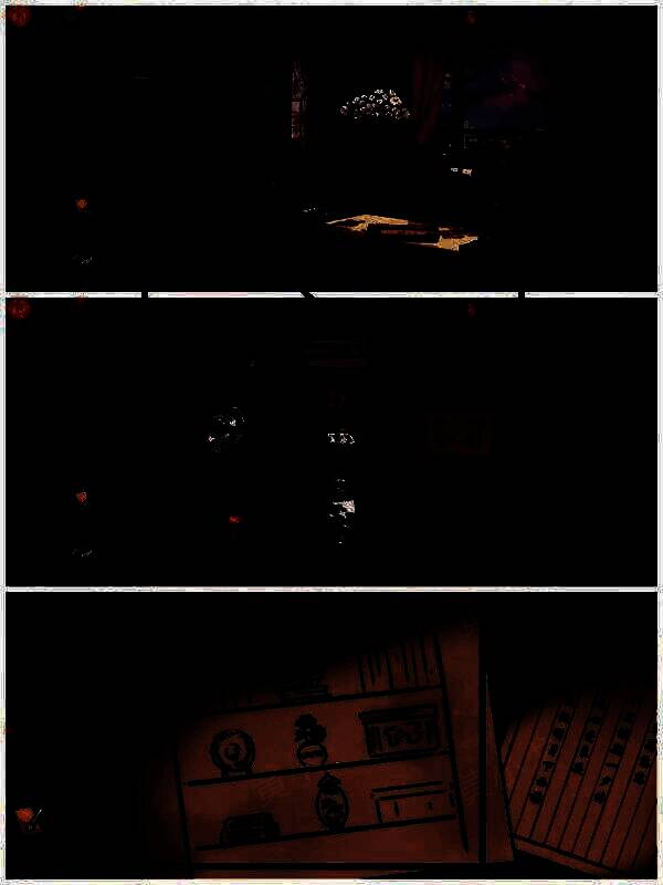 摆放书柜物品位置画面