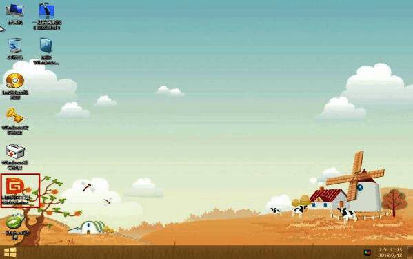 磁盘分区操作界面图1