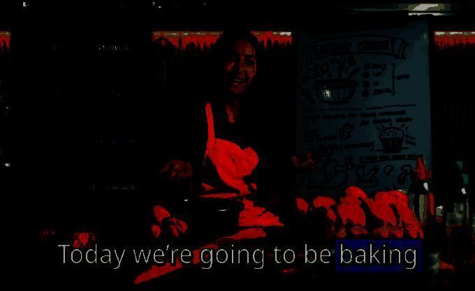 动态字幕示意图