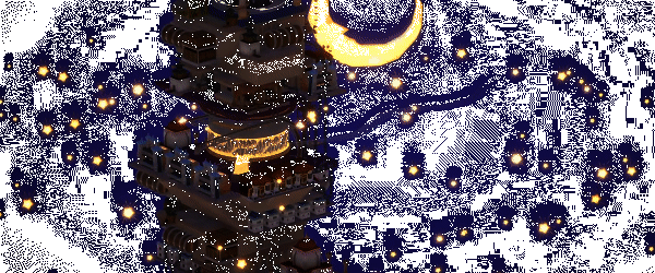 最终建成的通天巨塔全景