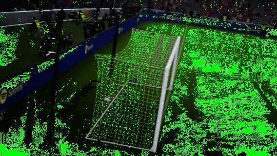 埃托奥带球突破并完成精彩射门的动图演示