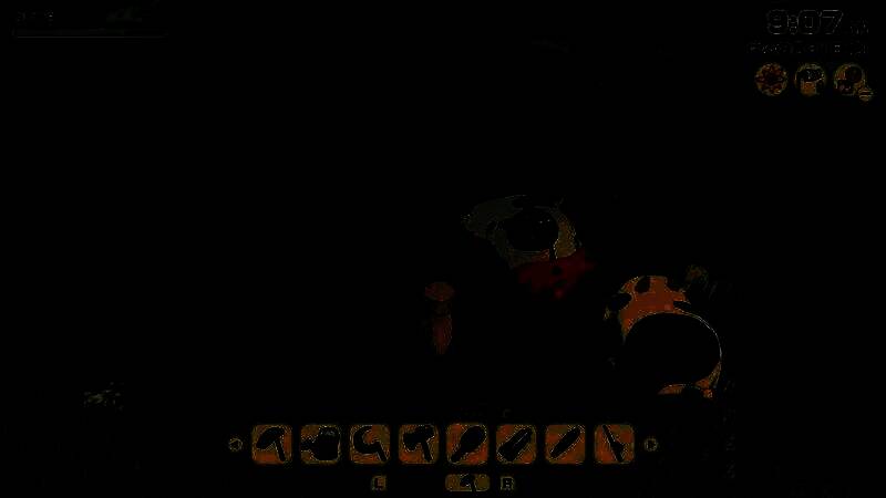 玩家初到煦风镇时看到的冷清集市景象，背景建筑略显破败