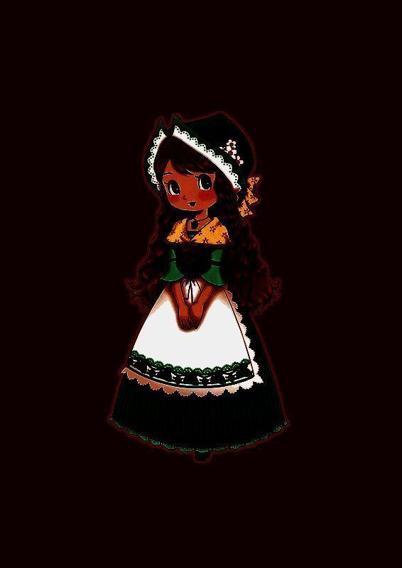 节日庆典活动期间的特别场景，居民装扮各异，气氛欢乐