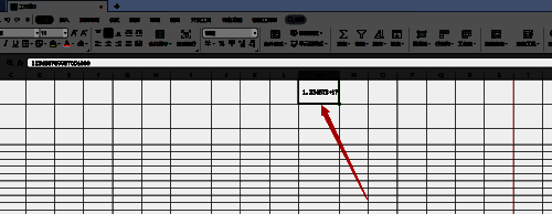 单元格显示E+格式特写截图