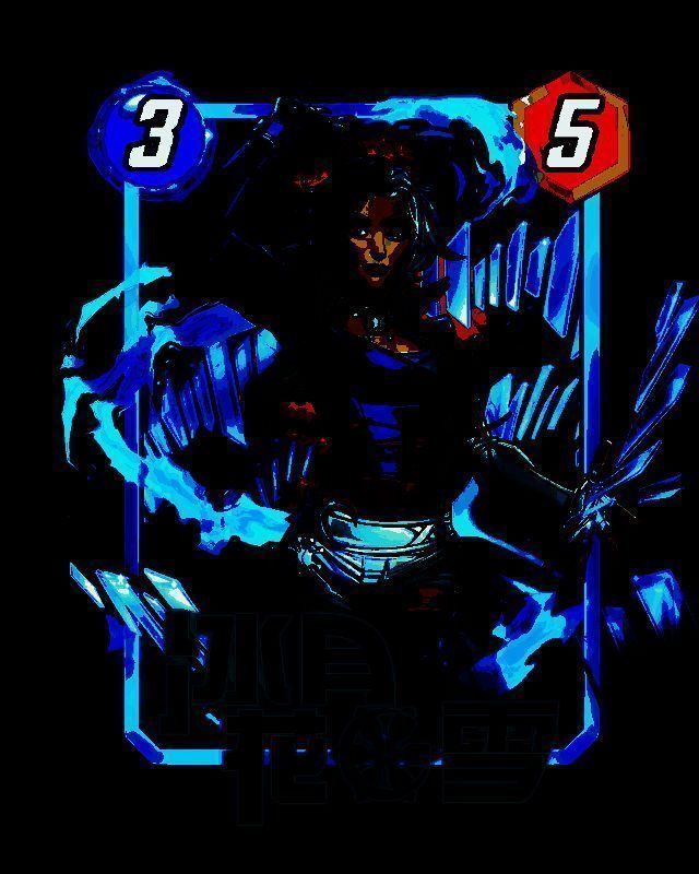 卡牌立绘及属性设定预览