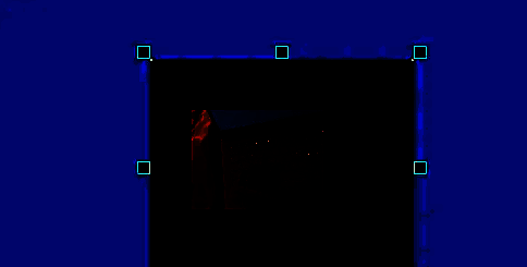 最终效果展示，风景图片完美嵌套于矩形图形框内