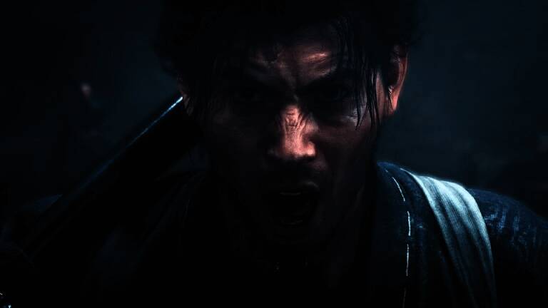 三船敏郎饰演宫本武藏的概念图，展现角色坚毅神情与武士气质