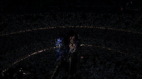 角色切换狂澜姿态，周身环绕红色能量波纹，尺阙散发炽热光芒