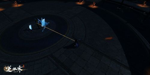 角色站在爆炸中心高空中，身后是燃烧的战舰残骸，敌人尽数倒地