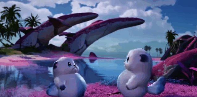 《伊莫》天气系统界面展示不同时间段的生态环境