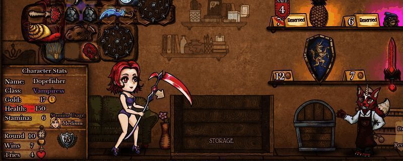 《背包乱斗：福西法的宝藏》游戏中收割者职业战斗画面，角色使用毒系技能攻击敌人