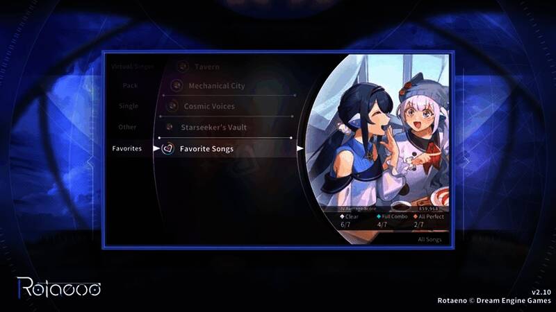 三周年庆典全体角色大合影，背景为烟花与旋转轨道交织的画面