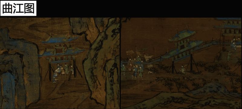 根据历史文献还原的街道牌坊，细节精致，风格古朴