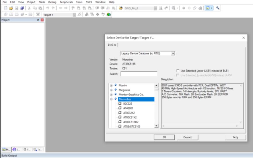 Microchip品牌下拉后的完整芯片型号列表