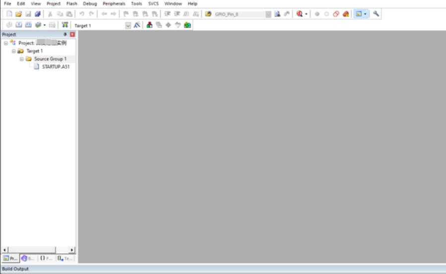 工程创建完成后的界面，显示了完整的项目结构树