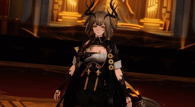 止流释放技能动画截图，符箓化作光束向敌人射出，造成范围爆炸效果