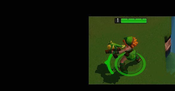 射手芙芙蕾轻巧越过地形，发射绳索减速敌人