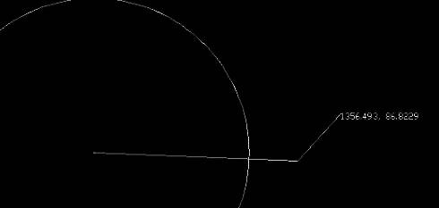 显示圆形对象详细参数的信息窗口截图