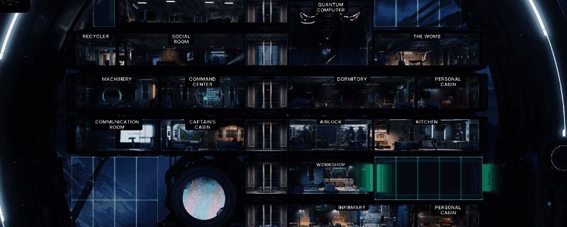 《多重人生》游戏界面截图，展示角色在基地内操作设备的场景