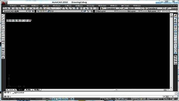 图形窗口颜色设置界面，展示黑色背景预览效果
