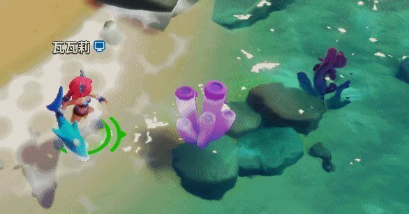 地图塌陷动态演示，玩家需快速反应避开塌陷区域