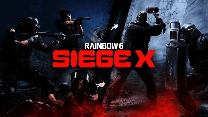 《彩虹六号：围攻X》多人对战场景展示激烈战术交火