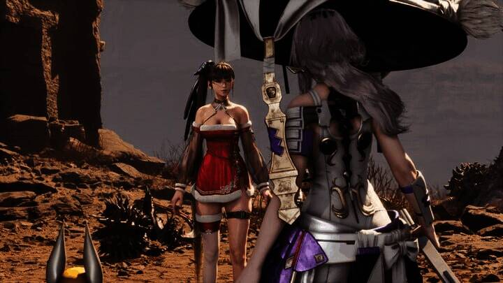 游戏内角色特写镜头，展现细腻建模效果