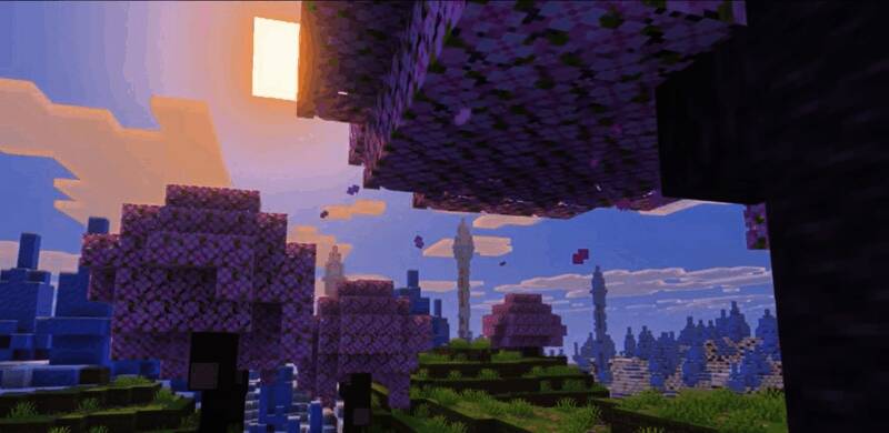 游戏内村庄夜晚场景光影效果展示，气氛感十足