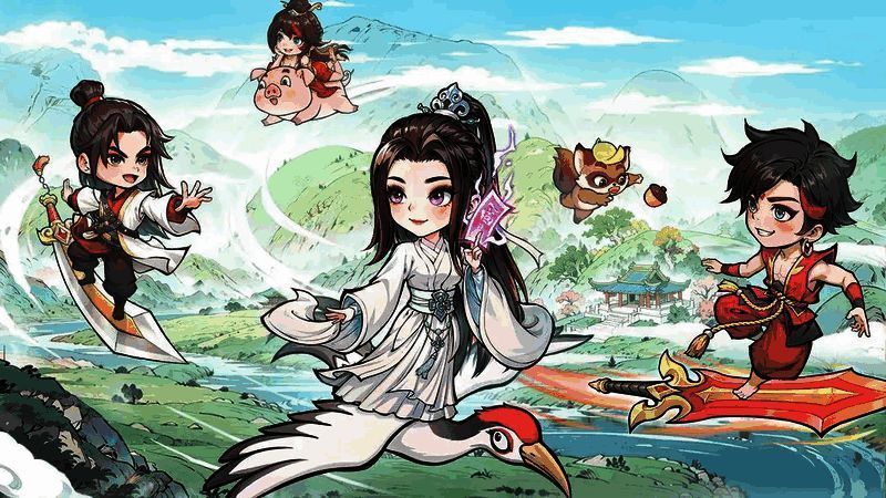 《潮英雄》角色技能释放画面，特效华丽，展现战斗魅力