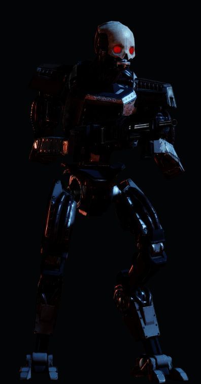 奇袭者操作机枪炮台场景，正在进行火力压制