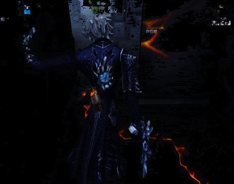 愚人金追击板窗区实战GIF，展示砸镐时机判断