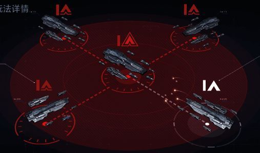 舰队围攻私掠者舰队，导弹与能量光束交织