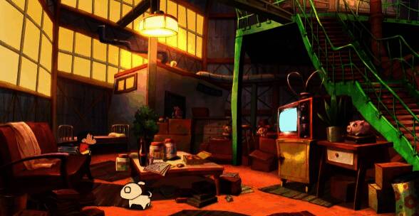 尤莉的研究所内部截图，实验室设备齐全，灯光明亮