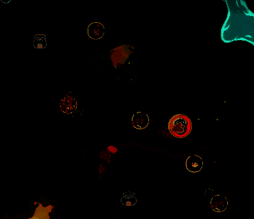 游戏内多个角色组队刷怪场景，配合默契