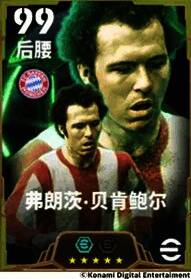 贝肯鲍尔经典自由人站位示意图，展现其前后场调度能力