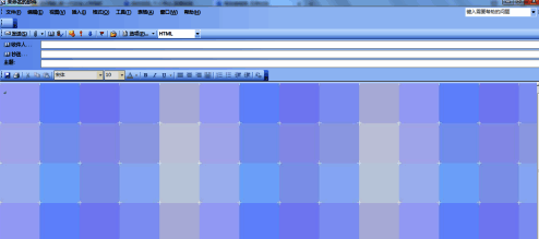 完成信纸设置后邮件编辑界面展示效果