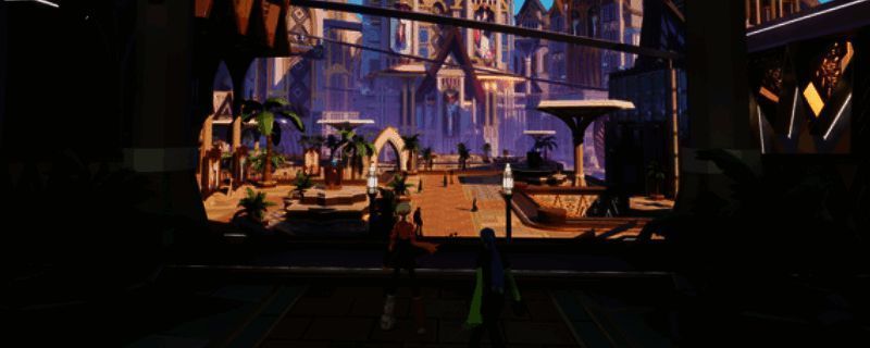 梅蝶与佐克在舞台上激情演出，背景灯光闪耀