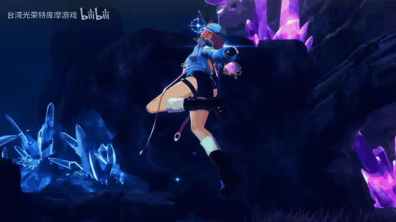 游戏UI界面展示，包括地图导航、道具栏与任务提示系统