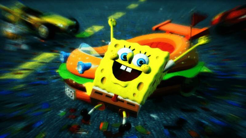 比奇堡赛道整体地图概览，展现海底城市的复杂地形