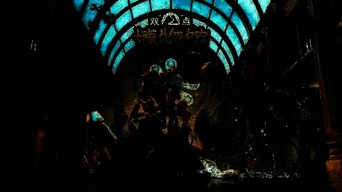 博物馆内部全景图，展示了多种新装饰的实际效果