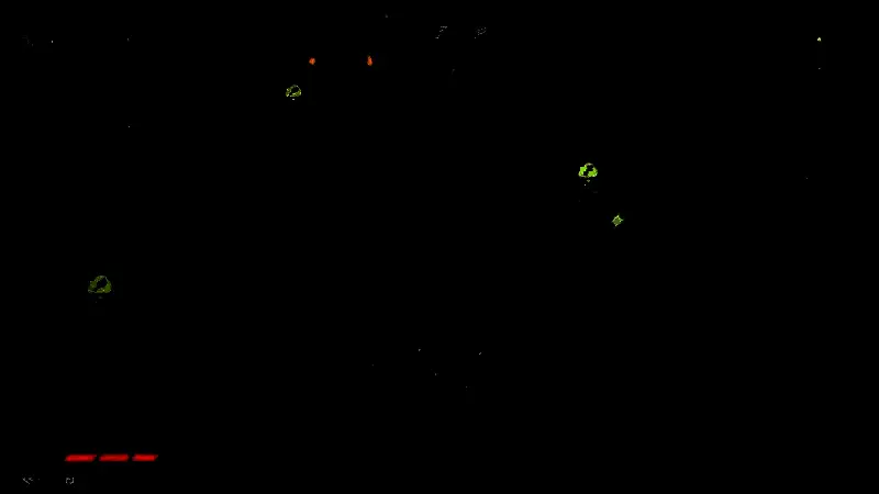 角色手持工具敲击地面石块进行采集的情景