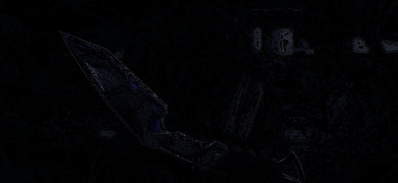 军刀旋转展示动画，呈现全方位视觉效果