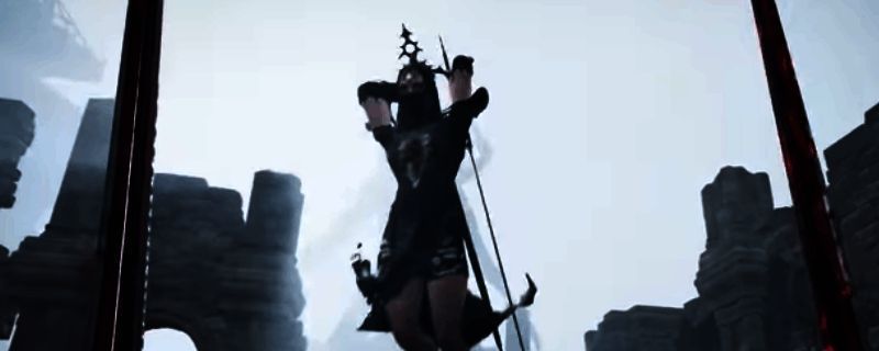 游戏中角色手持王者之剑，周围环绕着神秘光芒，背景为古老遗迹场景