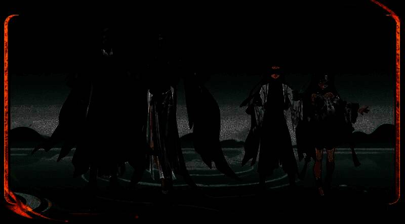 玩家试穿橙色烽火时装，展示特效与外观细节