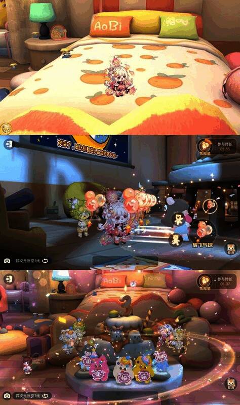 异次元卧室内有多个互动点位，可供拍照打卡