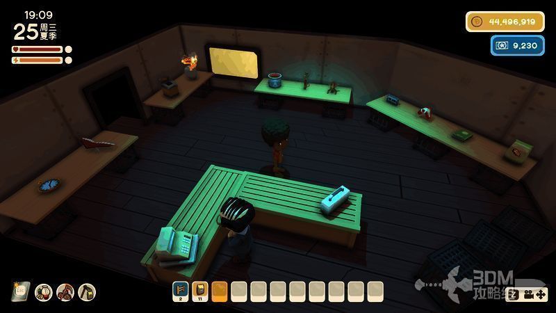 商店内部陈列各类稀有道具