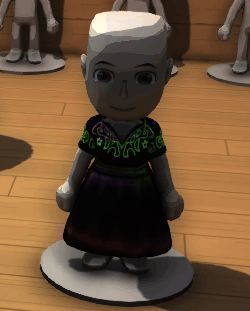 荧光裙子展示图，裙摆闪烁着梦幻光泽