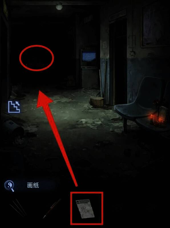 最终场景桌面布置，摆放着点燃的香烛和待完成的画作